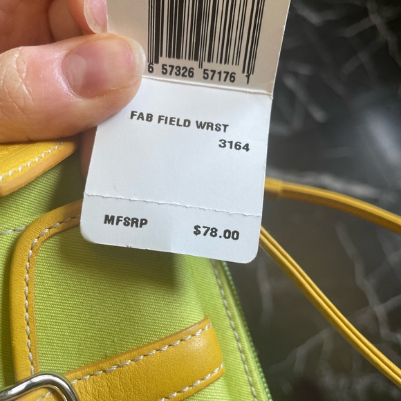 NWT Vintage Y2K Coach Fab Field Wristlet RARE - Picture 4 of 6